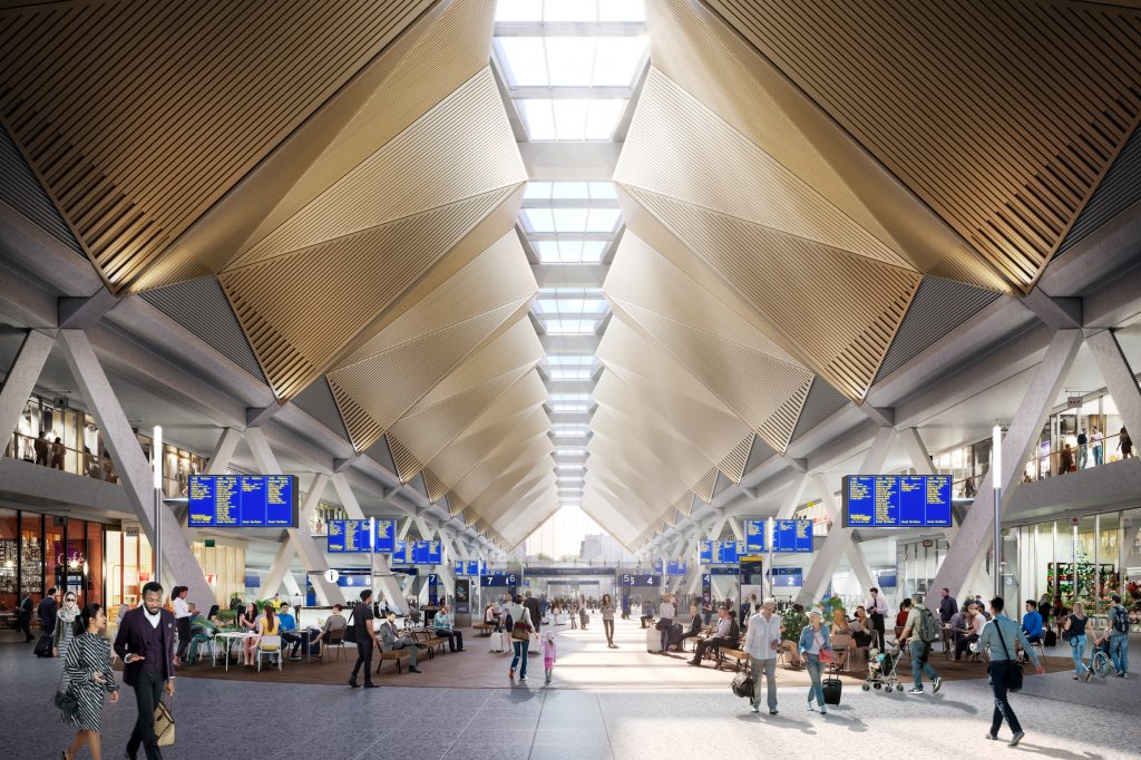 New designs for HS2 London Euston station – High-Speed Rail Group